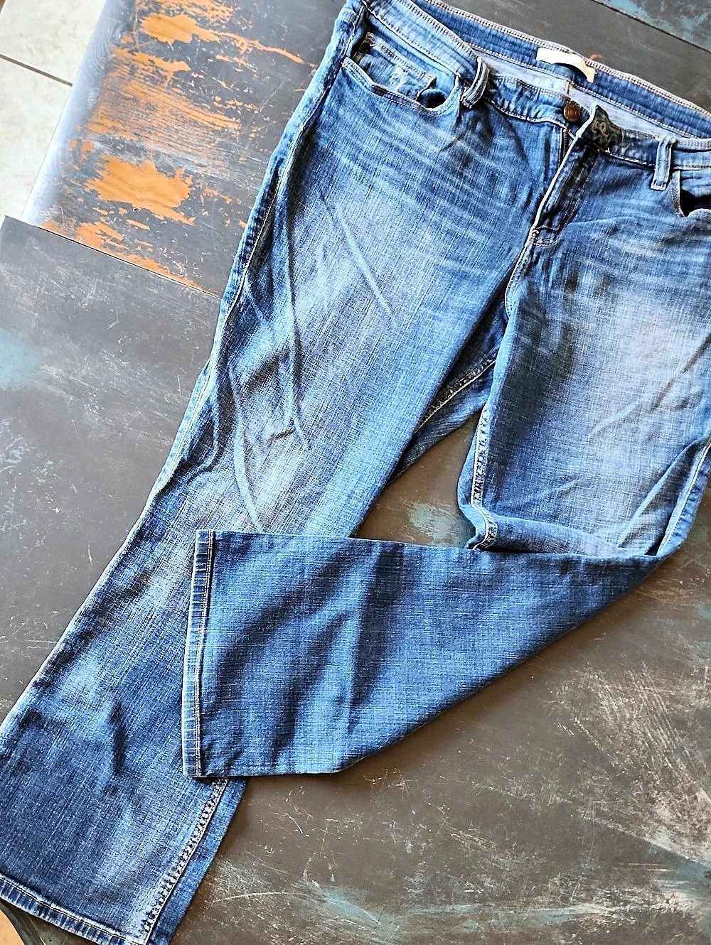 daytrip Virgo Bootcut Jeans in Blue Size 36R